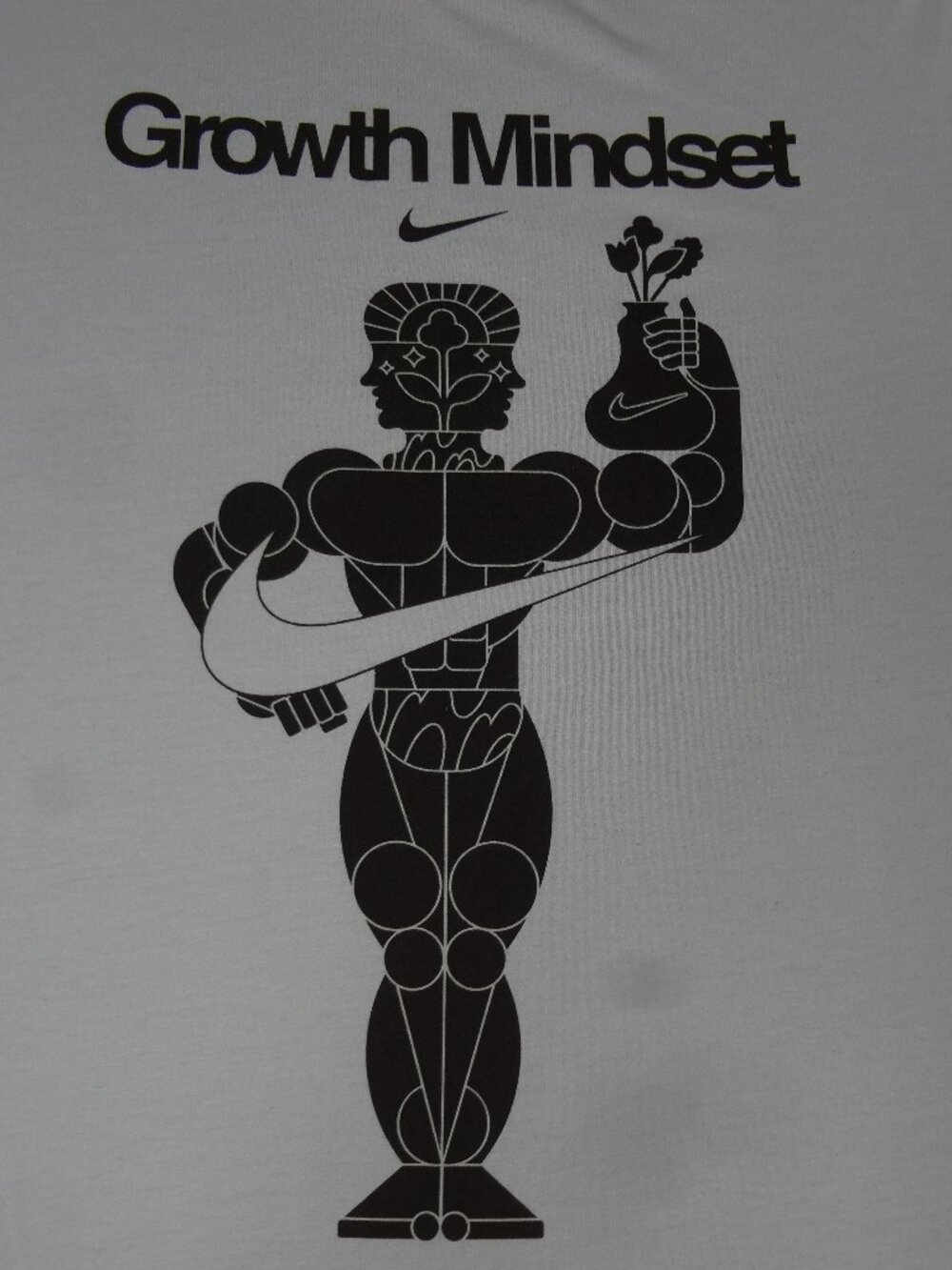 NIKE DRI-FIT - GROWTH MINDSET LIGHT BLUE XL ATHLETIC T-SHIRT L626